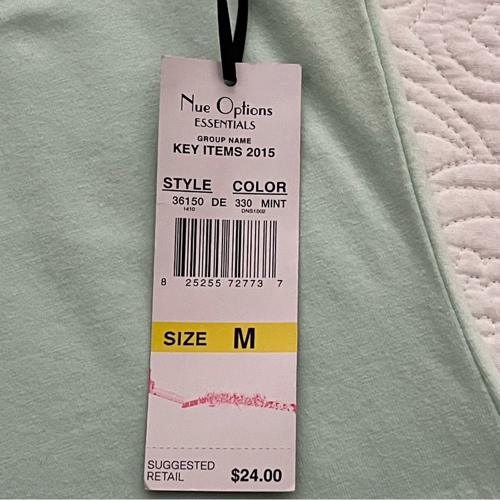 Nue Options Essentials Sleeveless Top Mint Size M - Picture 10 of 10